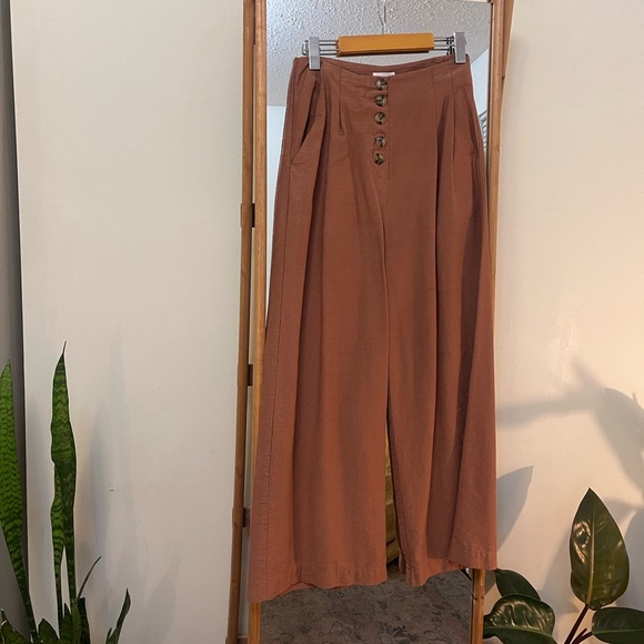 SOLD. Seed Heritage Linen Pants - Picture 6 of 7